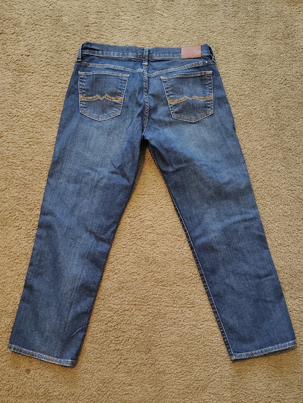 Lucky Brand Women's Dark Blue Crop Jeans
